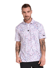 Bad Birdie Polos Bad Birdie - Men's Paint Splatter 3 Polo