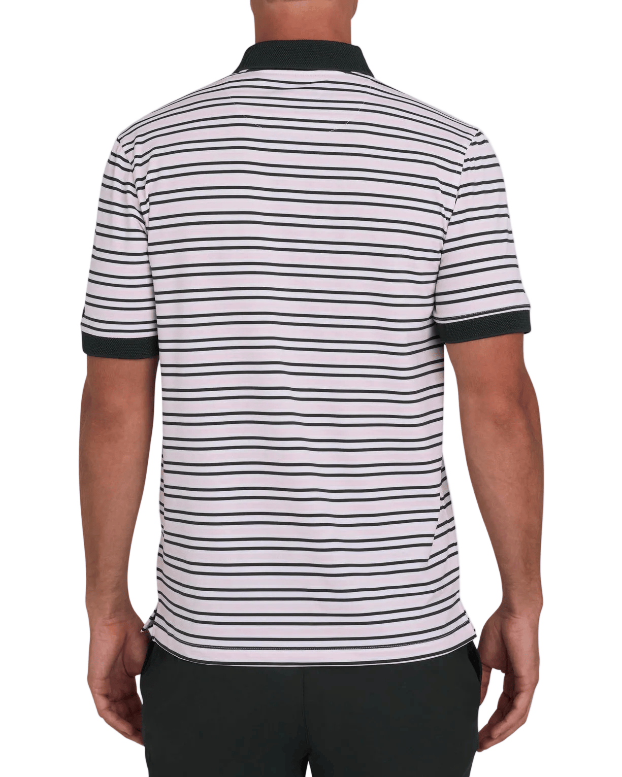 Bad Birdie Polos Bad Birdie - Men's Ridge Performance Stripe Polo