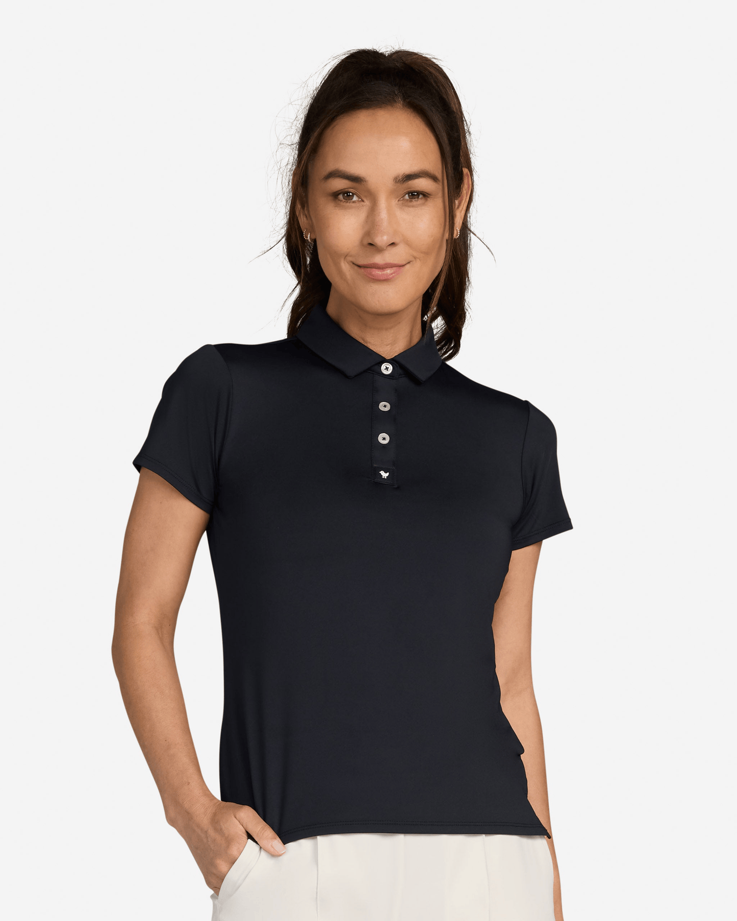 Bad Birdie Polos Black / XS Bad Birdie - Women's Core Performance Polo