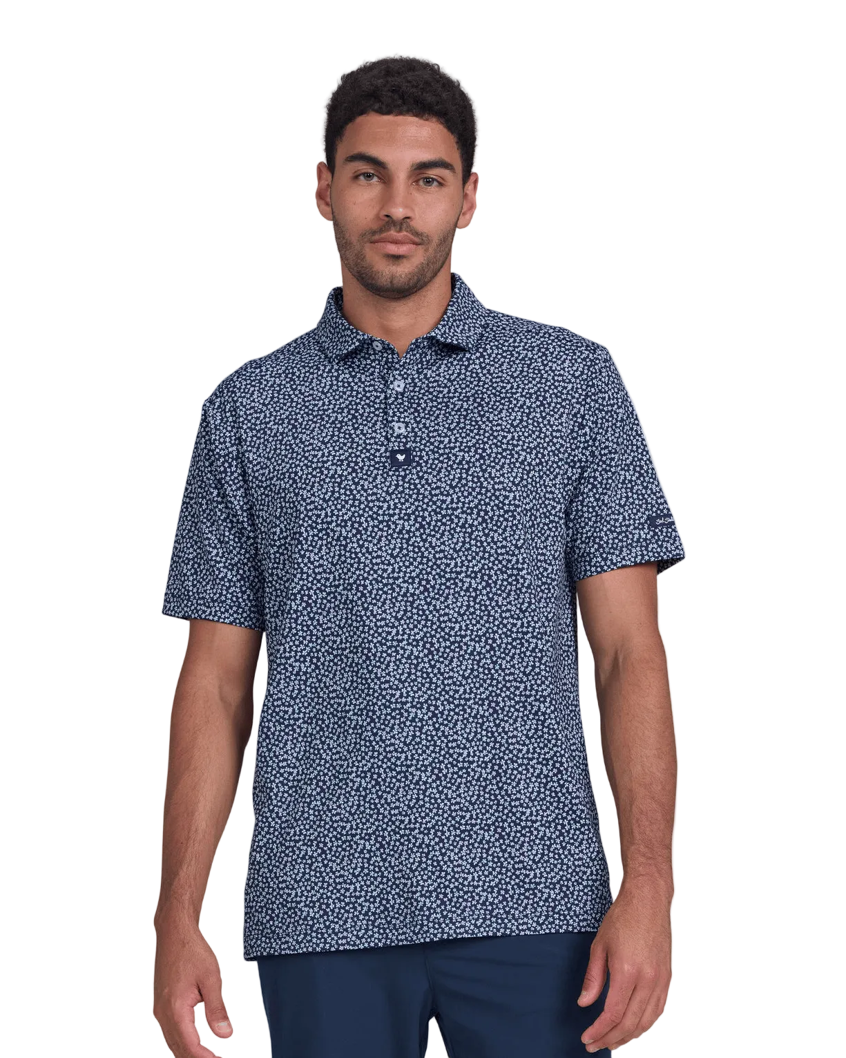 Bad Birdie Polos S / Ditsy Down Bad Birdie - Men's Ditsy Down Polo