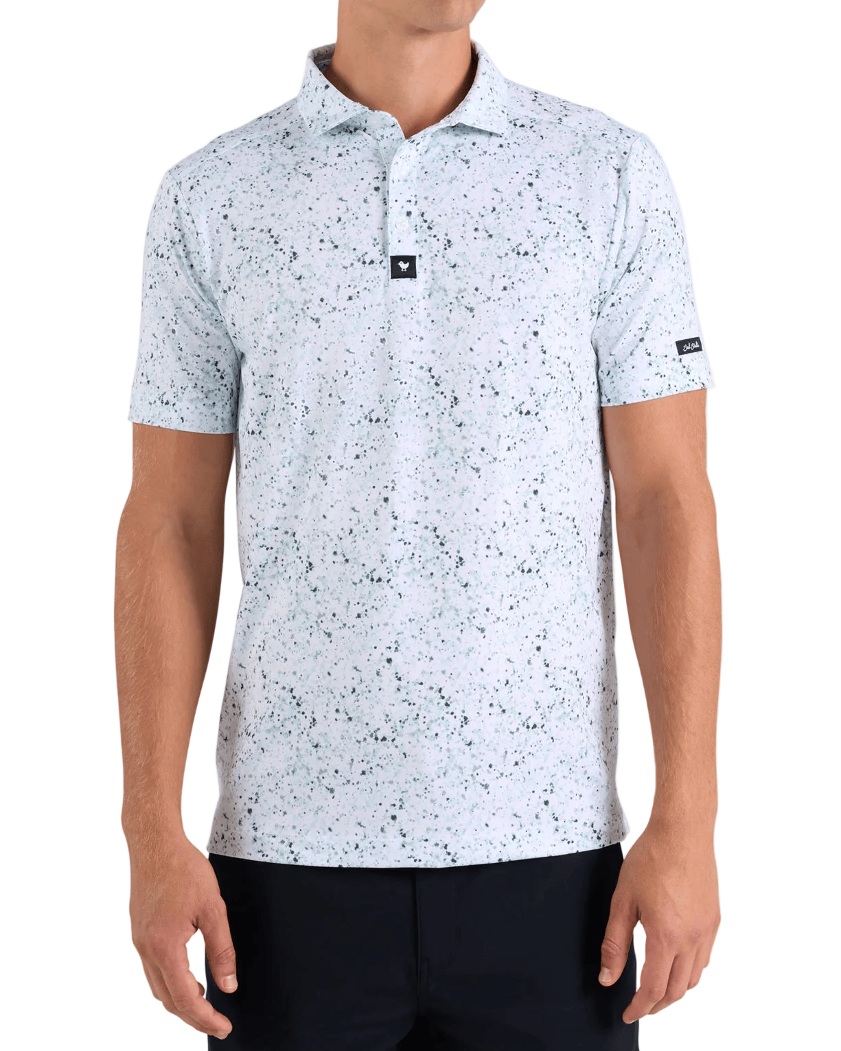 Bad Birdie Polos S / Green Bad Birdie - Men's Paint Splatter 3 Polo