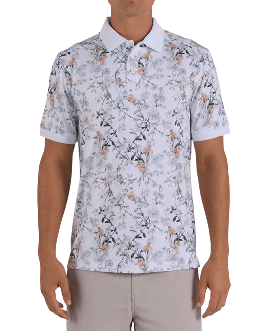Bad Birdie Polos S / Wild One Frosty Petal Bad Birdie - Men's Ridge Performance Wild One Polo