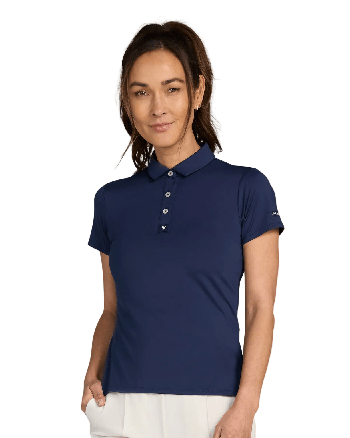 Bad Birdie Polos XS / Dark Navy Bad Birdie - Women's Core Performance Polo