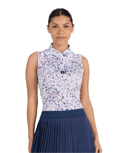 Bad Birdie Polos XS / Paint Splatter 3 Bad Birdie - Women's Paint Splatter 3 Polo