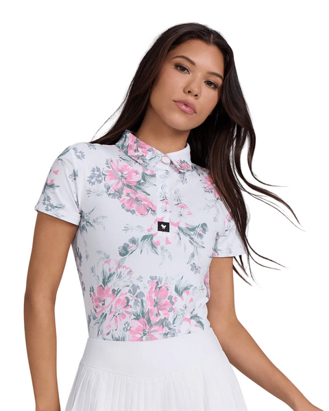 Spring Showers Polo | Women's Golf Style | Bad Birdie – Threadfellows