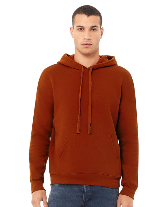 Bella + Canvas Sweatshirts XS / Brick Bella + Canvas - Sponge Fleece Drop Shoulder Hoodie