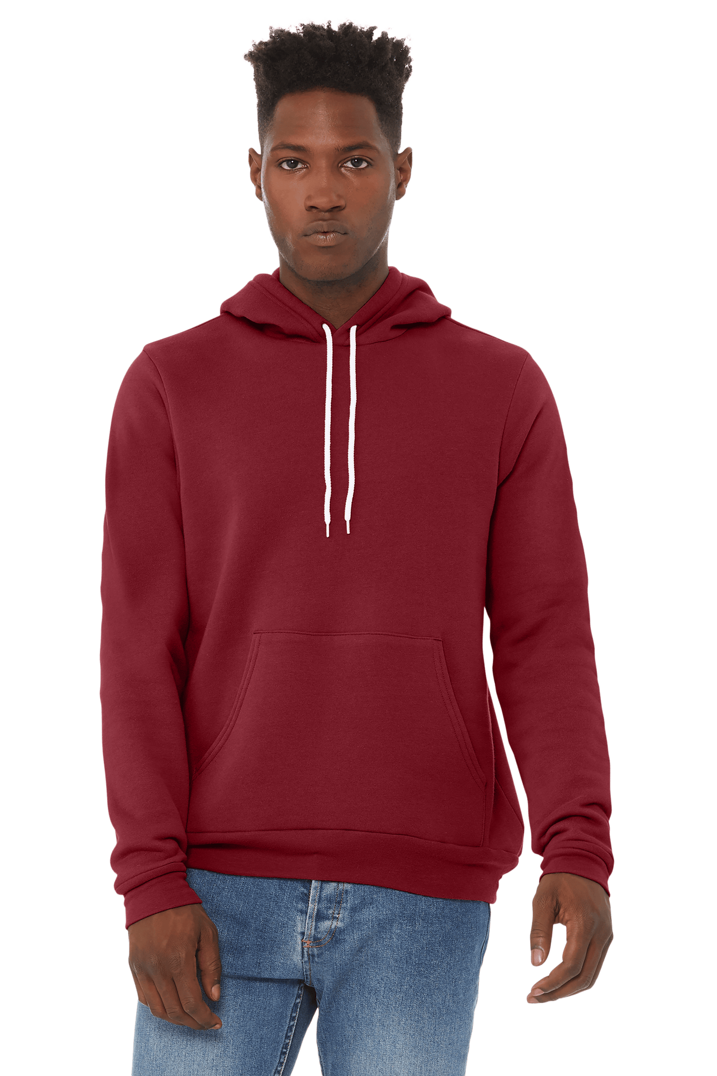 Bella + Canvas Sweatshirts XS / Cardinal Bella + Canvas - Sponge Fleece Hoodie