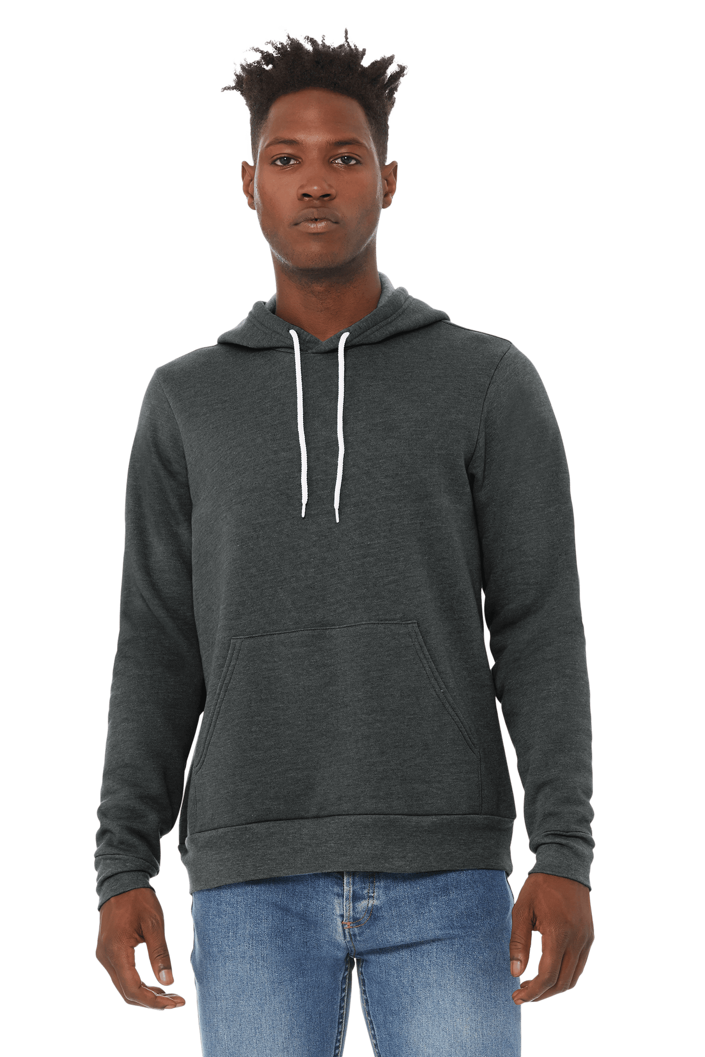 Bella + Canvas Sweatshirts XS / Dark Grey Heather Bella + Canvas - Sponge Fleece Hoodie