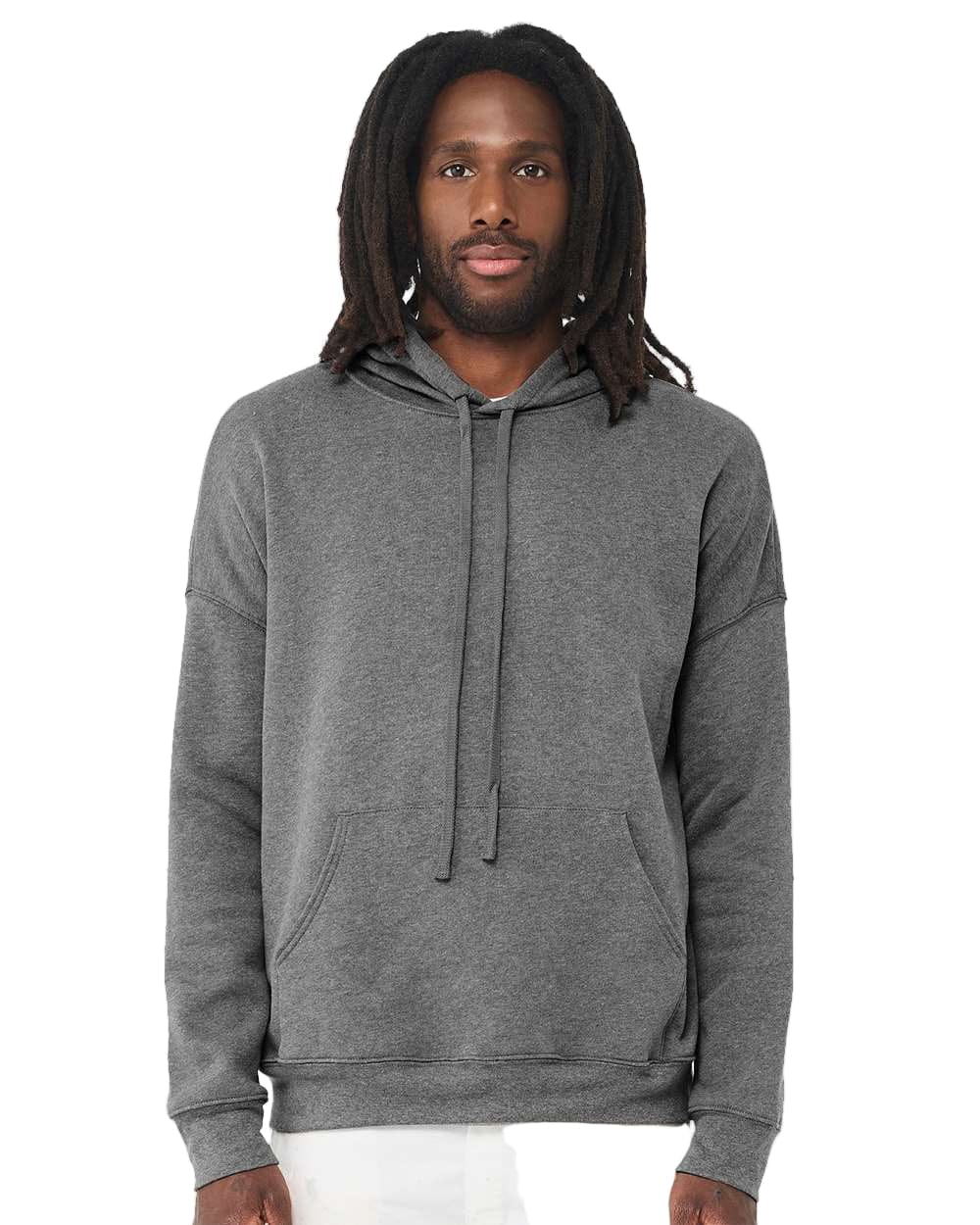Bella + Canvas Sweatshirts XS / Deep Heather Bella + Canvas - Sponge Fleece Drop Shoulder Hoodie