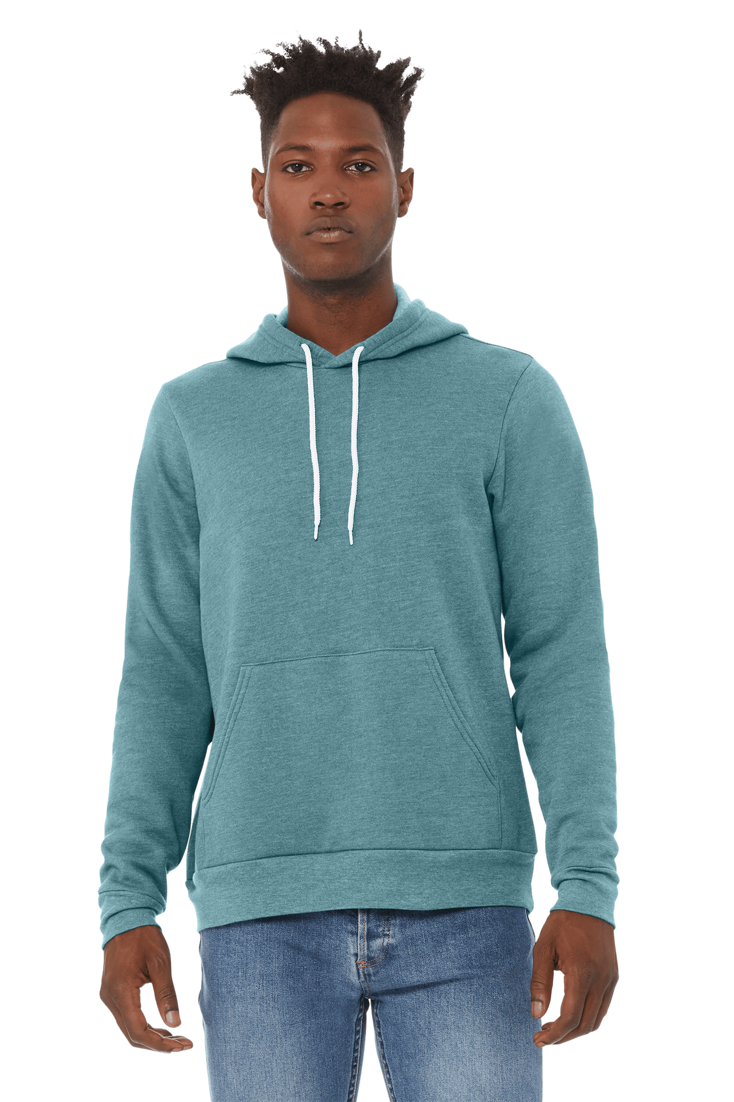 Bella + Canvas Sweatshirts XS / Heather Blue Lagoon Bella + Canvas - Sponge Fleece Hoodie