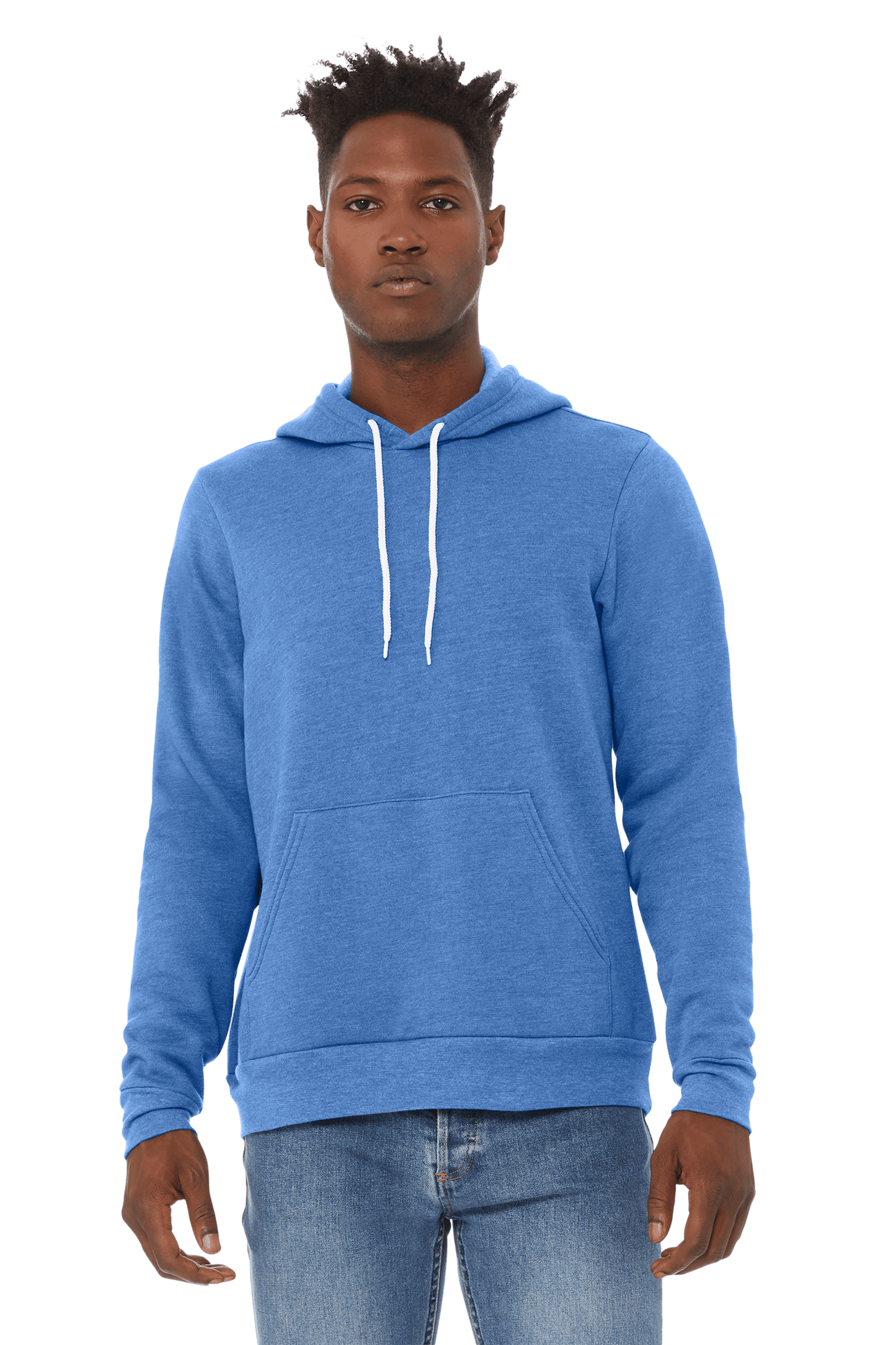 Bella + Canvas Sweatshirts XS / Heather Columbia Blue Bella + Canvas - Sponge Fleece Hoodie