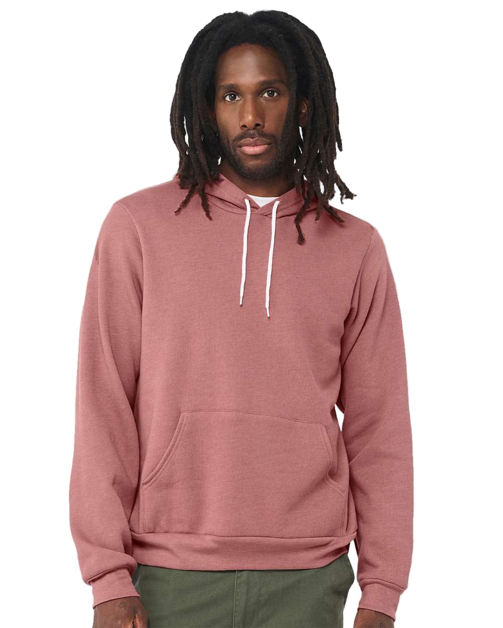Bella + Canvas Sweatshirts XS / Heather Mauve Bella + Canvas - Sponge Fleece Hoodie