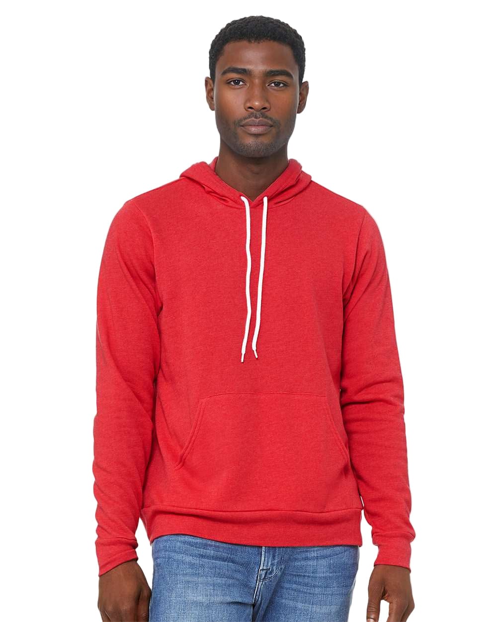 Bella + Canvas Sweatshirts XS / Heather Red Bella + Canvas - Sponge Fleece Hoodie