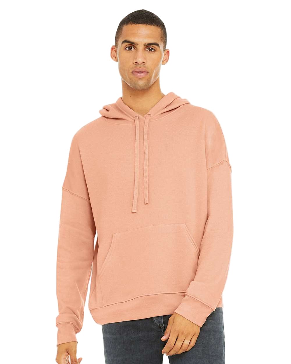 Bella + Canvas Sweatshirts XS / Peach Bella + Canvas - Sponge Fleece Drop Shoulder Hoodie