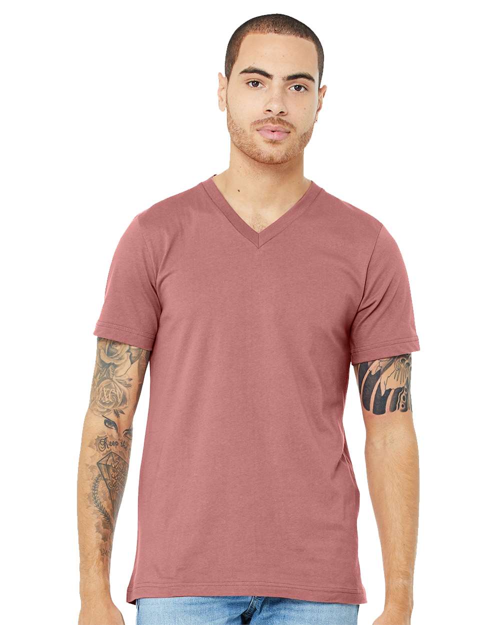 Bella + Canvas T-Shirts Bella + Canvas - Jersey V-neck T-Shirt