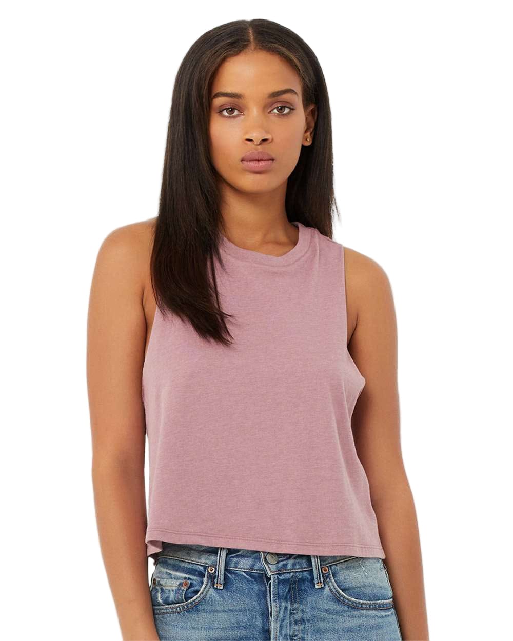 Bella + Canvas T-Shirts Bella + Canvas - Women's Racerback Crop Tank