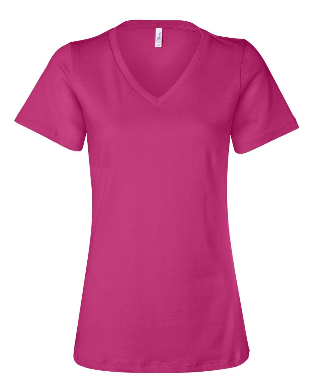 Bella + Canvas T-Shirts S / Berry Bella + Canvas - Women's Relaxed Jersey V-Neck Tee