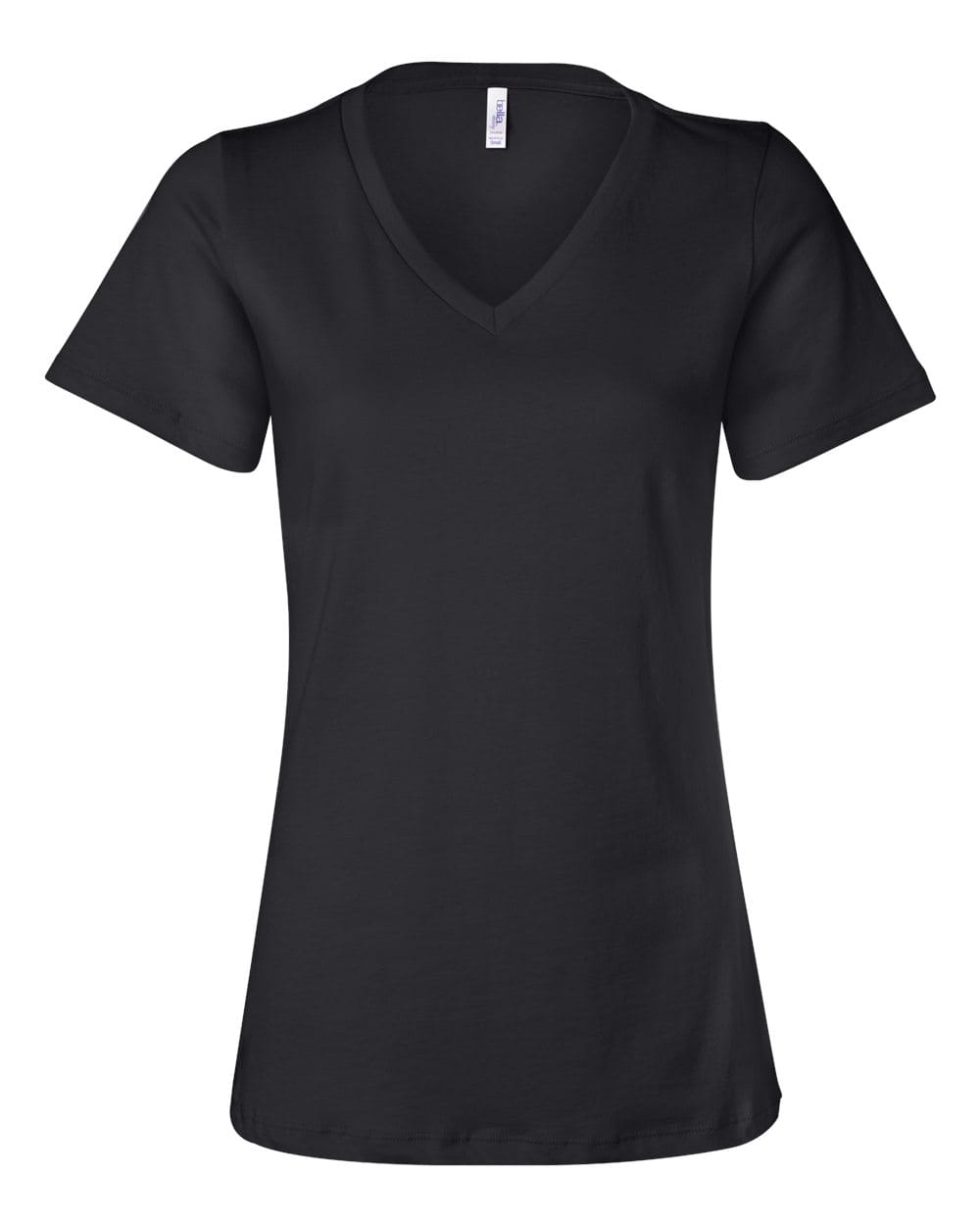 Bella + Canvas T-Shirts S / Black Bella + Canvas - Women's Relaxed Jersey V-Neck Tee