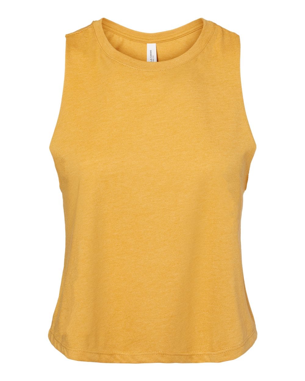 Bella + Canvas T-Shirts S / Heather Mustard Bella + Canvas - Women's Racerback Crop Tank