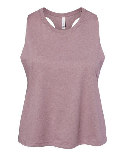 Bella + Canvas T-Shirts S / Heather Orchid Bella + Canvas - Women's Racerback Crop Tank