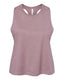Bella + Canvas T-Shirts S / Heather Orchid Bella + Canvas - Women's Racerback Crop Tank