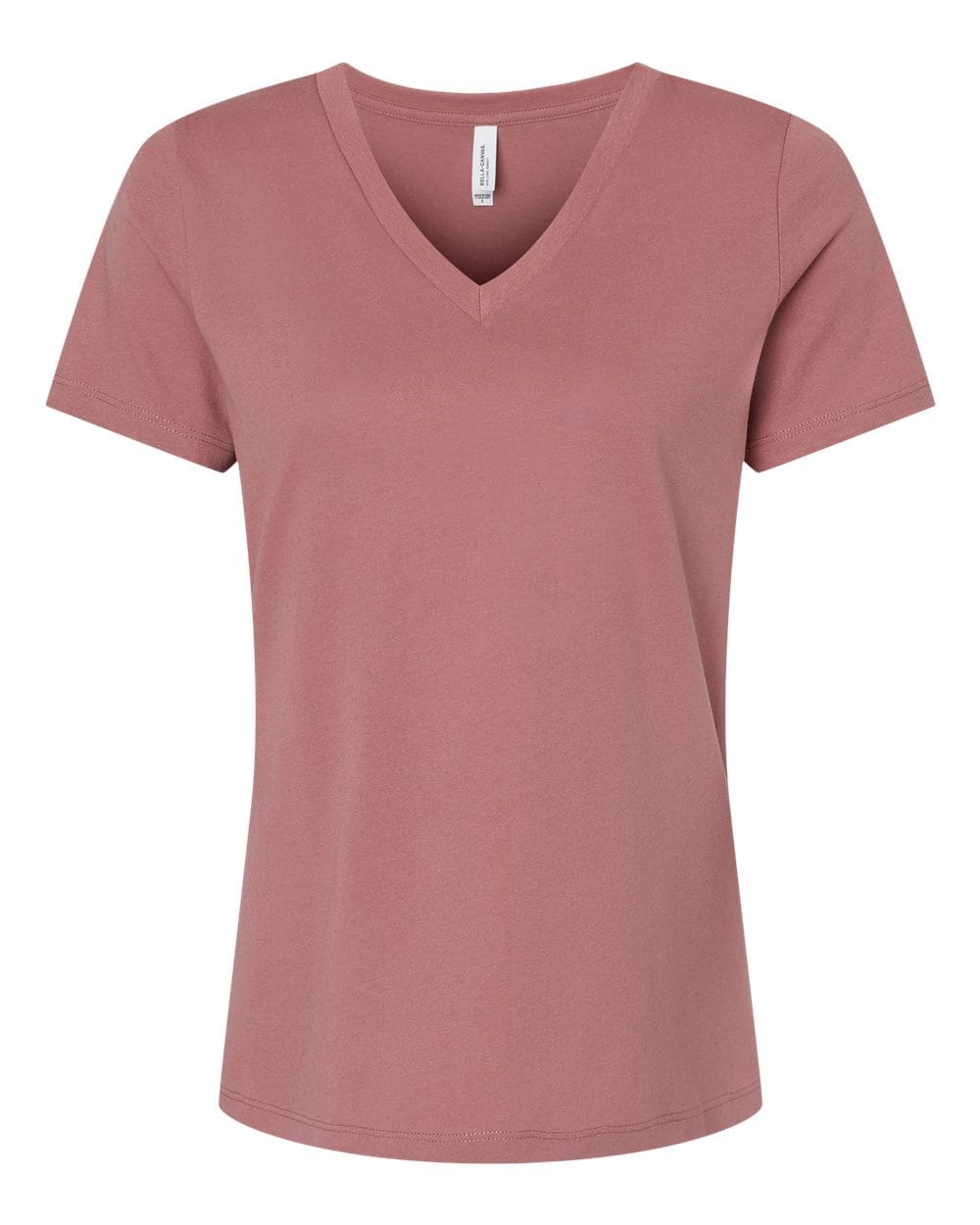 Bella + Canvas T-Shirts S / Mauve Bella + Canvas - Women's Relaxed Jersey V-Neck Tee