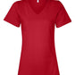Bella + Canvas T-Shirts S / Red Bella + Canvas - Women's Relaxed Jersey V-Neck Tee