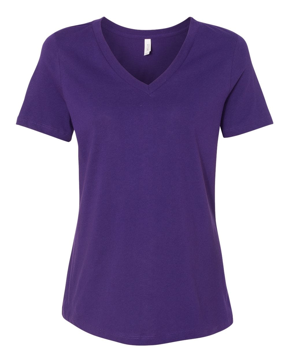 Bella + Canvas T-Shirts S / Team Purple Bella + Canvas - Women's Relaxed Jersey V-Neck Tee