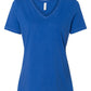Bella + Canvas T-Shirts S / True Royal Bella + Canvas - Women's Relaxed Jersey V-Neck Tee