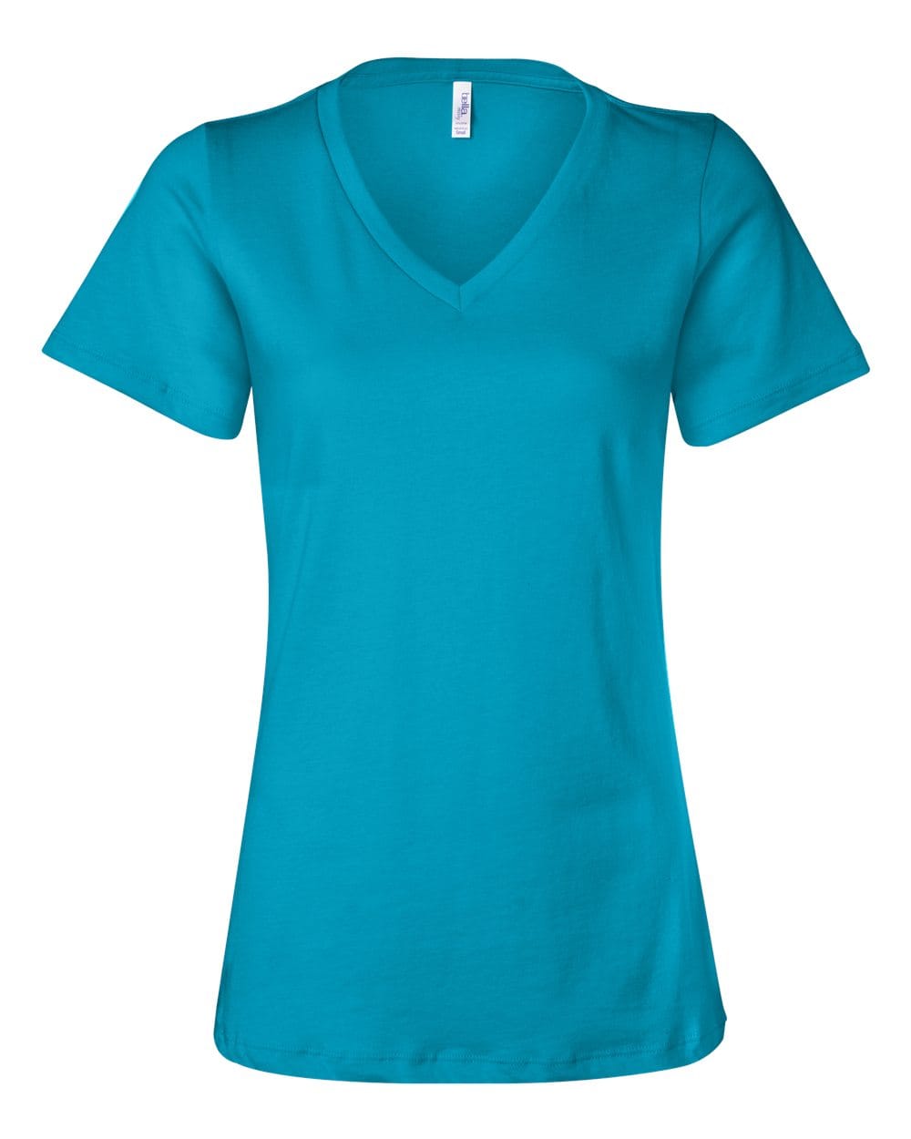 Bella + Canvas T-Shirts S / Turquoise Bella + Canvas - Women's Relaxed Jersey V-Neck Tee