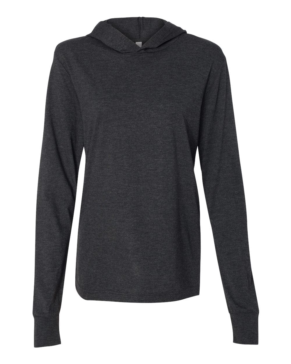 Bella + Canvas T-Shirts XS / Charcoal Black Triblend Bella + Canvas - Jersey Long Sleeve Hoodie