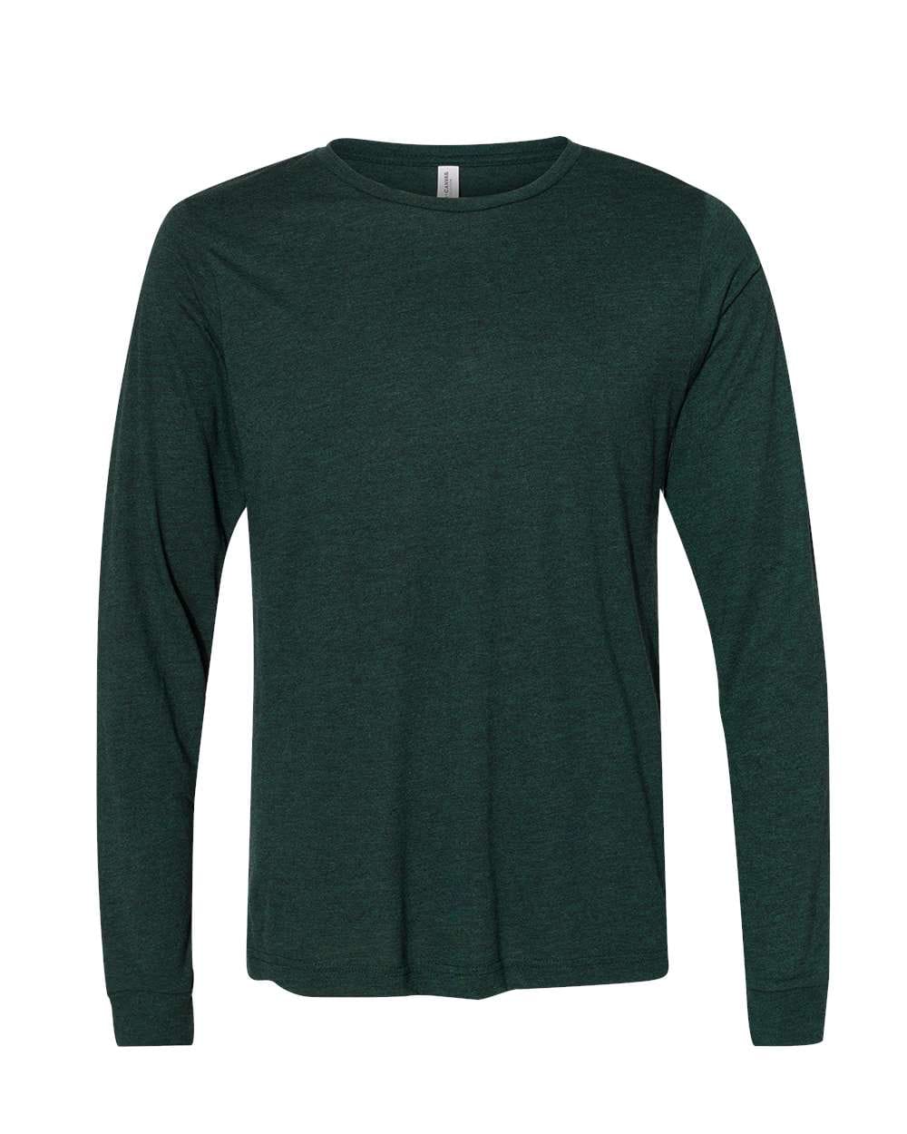 Bella + Canvas T-Shirts XS / Emerald Triblend Bella + Canvas - Triblend Long Sleeve Tee