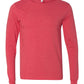 Bella + Canvas T-Shirts XS / Heather Red Bella + Canvas - Jersey Long Sleeve Hoodie