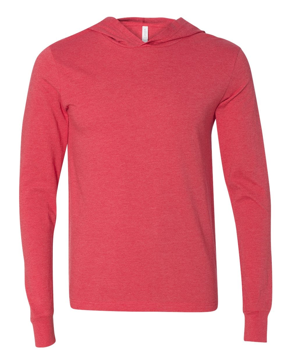 Bella + Canvas T-Shirts XS / Heather Red Bella + Canvas - Jersey Long Sleeve Hoodie