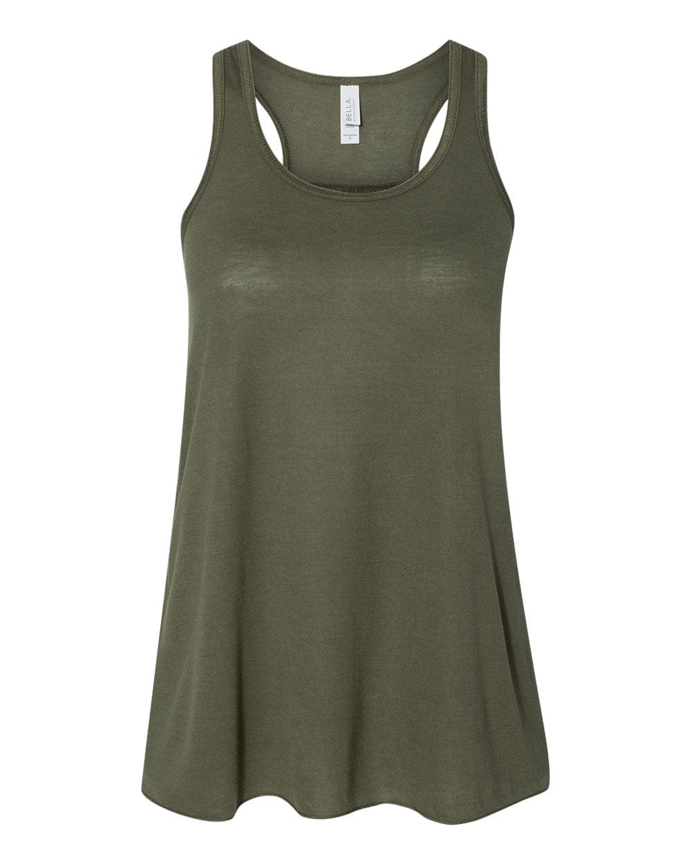 Bella + Canvas T-Shirts XS / Military Green Bella + Canvas - Women's Flowy Racerback Tank