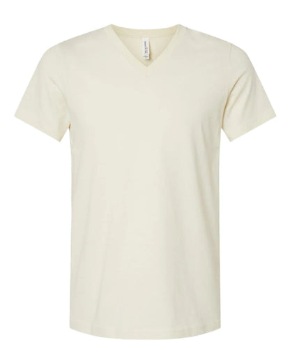 Bella + Canvas T-Shirts XS / Natural Bella + Canvas - Jersey V-neck T-Shirt
