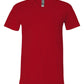 Bella + Canvas T-Shirts XS / Red Bella + Canvas - Jersey V-neck T-Shirt