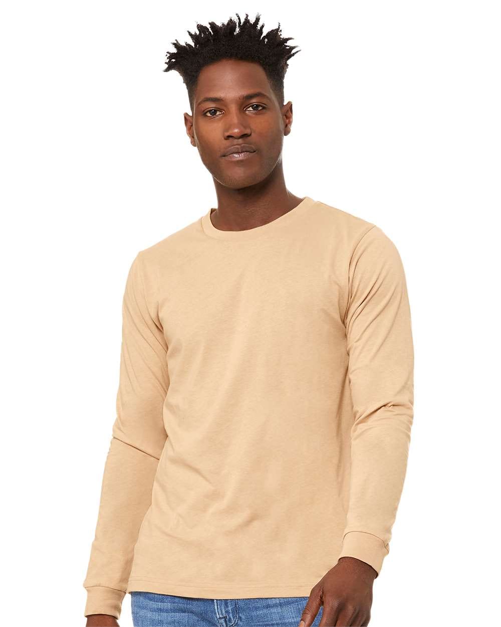 Bella + Canvas T-Shirts XS / Sand Dune Bella + Canvas - Jersey Long Sleeve T-Shirt