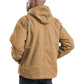Berne Outerwear Berne - Men's Vintage Washed Sherpa-Lined Hooded Jacket