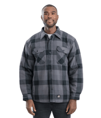 Berne Outerwear M / Plaid Slate Berne - Men's Timber Flannel Shirt Jacket
