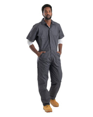 Berne Outerwear S / Charcoal Berne - Men's Axle Short-Sleeve Coverall