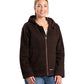 Berne Outerwear S / Dark Brown Berne - Women's Sherpa-Lined Twill Hooded Jacket