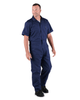 Berne Outerwear S / Navy Berne - Men's Axle Short-Sleeve Coverall