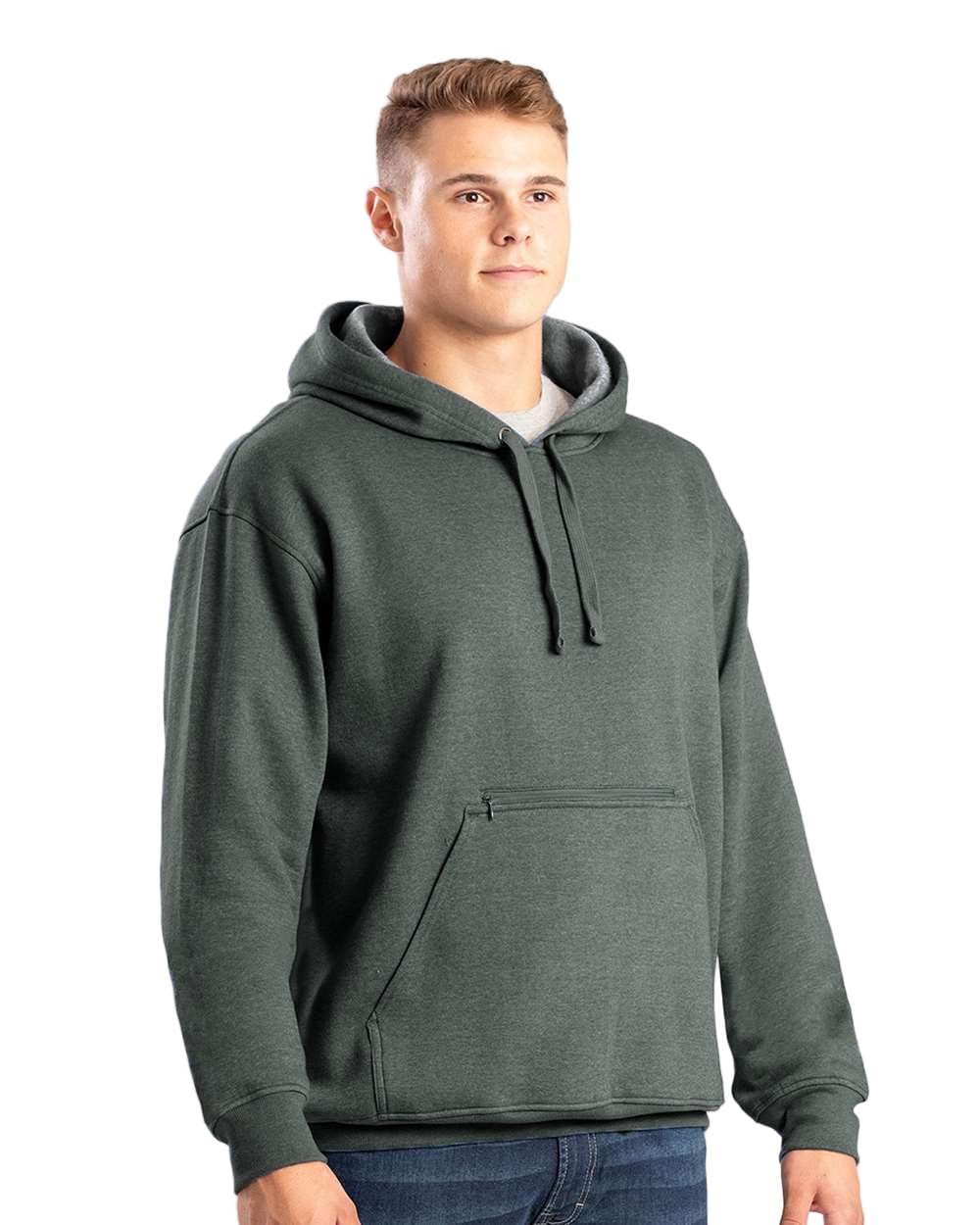 Berne Sweatshirts M / Graphite Berne - Men's Heritage Zip-Pocket Hooded Sweatshirt