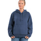 Berne Sweatshirts S / Dusted Navy Berne - Women's Heritage Zip Pocket Hooded Sweatshirt