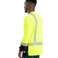 Berne T-shirts Berne - Men's Hi-Vis Class 3 Color Block Long-Sleeve T-Shirt