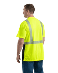 Berne T-shirts Berne - Men's Hi-Vis Class 3 Color Block Short-Sleeve T-Shirt