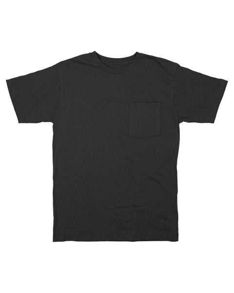 Berne T-shirts S / Black Berne - Men's Heavyweight Short Sleeve Pocket Tee