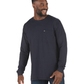 Berne T-shirts S / Navy Berne - Men's Heavyweight Long Sleeve Pocket Tee