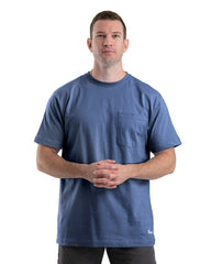 Berne T-shirts S / Royal Blue Berne - Men's Heavyweight Short Sleeve Pocket Tee